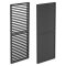 LUXE Lamellás oldalpanel R 90x218cm 3 m-ig antracit