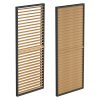 LUXE Lamellás oldalpanel R 90x218cm 3 m-ig fa