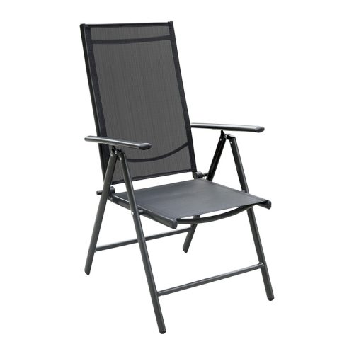 Alumínium kerti szék fekete
