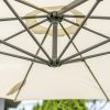 Kazuar bézs kerti napernyő 3,5 M