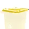 240L-es sárga hulladéktároló fedél