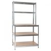 Nagy teherbírású polc G 100x30-60x180 cm 150 kg