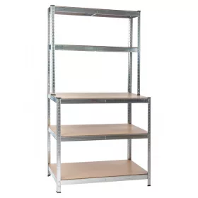 Nagy teherbírású polc G 100x30-60x180 cm 150 kg