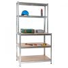 Nagy teherbírású polc G 100x30-60x180 cm 150 kg