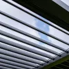 LUXE pergola 5,8x4m antracit LED világítással