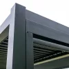 LUXE pergola 5,8x4m antracit LED világítással