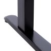 VELSEN íróasztal elektromos magasságállítással, vezérlőpanellel 120x60 cm fekete