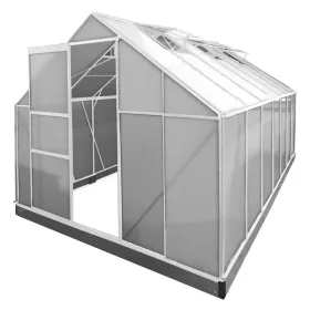 Polikarbonát üvegház 250 x 430 x 124-205 cm