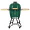 Kerámia faszéngrill oldalpolcokkal, 46 cm ráccsal