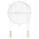 Kerek grillrács fa fogantyúval 51 cm