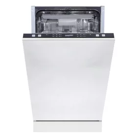 HOMEFORT HMGB0421B Beépíthető mosogatógép,,10 teríték,9 L,6 prog.,47 dB,D,Felső evőeszk.,45 cm , Autom.ajtónyit.