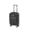 TraveLux light kabinbőrönd puha levehető kerékkel 55x40x20 cm fekete