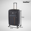 TraveLux light nagy bőrönd puha 76x50x29 cm fekete
