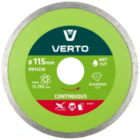 GYÉMÁNT VÁGÓKORONG 115MM VIZES, VERTO