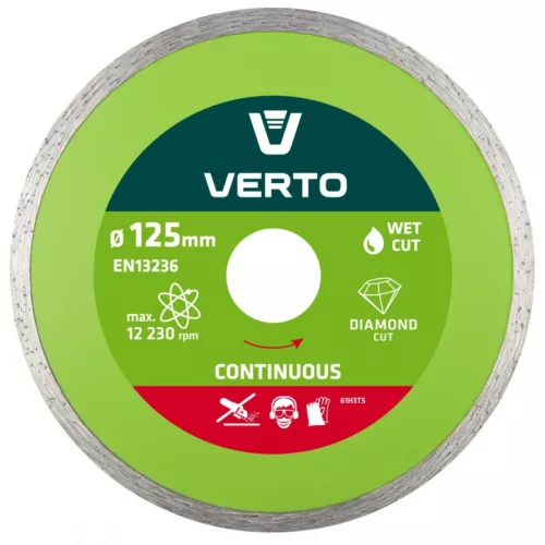 GYÉMÁNT VÁGÓKORONG 125MM VIZES, VERTO