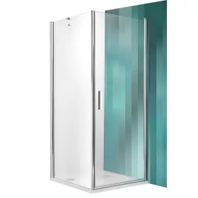 TB/800 Zuhanyfal ezüst profillal, víztiszta üveggel