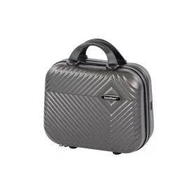 TraveLux Pro kézi bőrönd keményfedeles 28x36x16 cm szürke