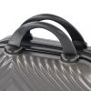 TraveLux Pro kézi bőrönd keményfedeles 28x36x16 cm szürke