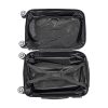 TraveLux Pro kabinbőrönd keményfedeles levehető kerékkel 50x40x20 cm szürke
