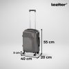 TraveLux Pro kabinbőrönd keményfedeles levehető kerékkel 50x40x20 cm szürke