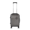 TraveLux Pro kabinbőrönd keményfedeles levehető kerékkel 50x40x20 cm szürke