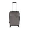 TraveLux Pro közepes bőrönd keményfedeles 68x45x25 cm szürke