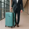 TraveLux Pro nagy bőrönd keményfedeles 76x50x29 cm lagúnakék