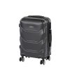 TraveLux Max kabinbőrönd keményfedeles levehető kerékkel 50x40x20 cm fekete