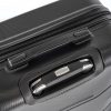 TraveLux Max kabinbőrönd keményfedeles levehető kerékkel 50x40x20 cm fekete