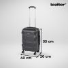 TraveLux Max kabinbőrönd keményfedeles levehető kerékkel 50x40x20 cm fekete