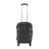 TraveLux Max kabinbőrönd keményfedeles levehető kerékkel 50x40x20 cm fekete