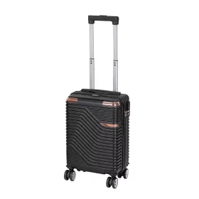 TraveLux Urban kézipoggyász keményfedeles levehető kerékkel 40x29x19 cm fekete