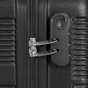 TraveLux Urban kézipoggyász keményfedeles levehető kerékkel 40x29x19 cm fekete