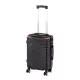 TraveLux Urban kabinbőrönd keményfedeles levehető kerékkel 50x40x20 cm fekete