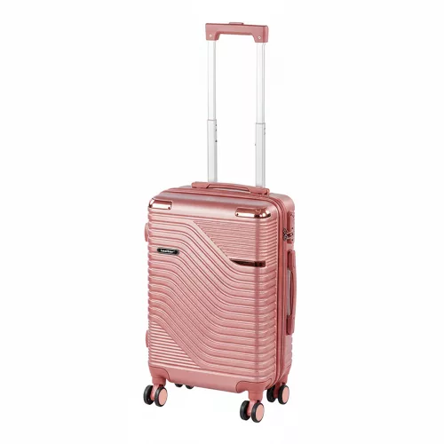 TraveLux Urban kabinbőrönd keményfedeles levehető kerékkel 50x35x23 cm lazacrózsaszín