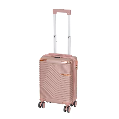 TraveLux Urban kézipoggyász keményfedeles levehető kerékkel 40x29x19 cm rosegold