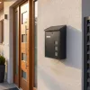 Homepost kültéri postaláda névtáblával zárható antracit