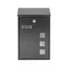 Homepost kültéri postaláda névtáblával zárható antracit