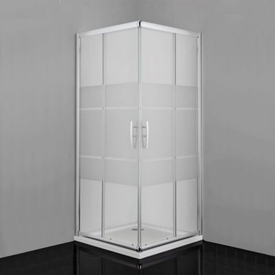 Pro-Line 80x80 cm szögletes sarok zuhanykabin zuhanytálca nélkül