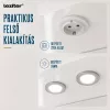 Bianca Plus 85 komplett fürdőszobabútor, magasfényű fehér színben, jobbos nyitási irány