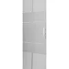 Sanotechnik B90CS Tolóajtó 90×200 cm-es méretben, csíkos üveggel