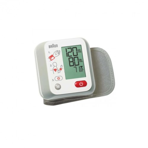 Vérnyomásmérő, csuklós, 10 memória