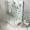 Bjorg 90x90 cm szögletes hidromasszázs zuhanykabin