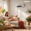Thira elektromos fali fűtőtest 1000W/2000W, modern vezérlőpanellel és ventilátoros légáramlás funkcióval
