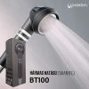 POSEION BT100® Prémium koreai revitalizáló zuhanyfej vízszűrővel, mágneses-ionizáló technológiával, szürke