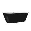 Noa szabadon álló fürdőkád 170x75x56 cm fekete