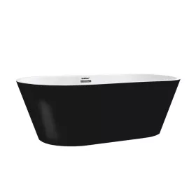 Noa szabadon álló fürdőkád 170x75x56 cm fekete