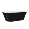 Noa szabadon álló fürdőkád 170x75x56 cm fekete