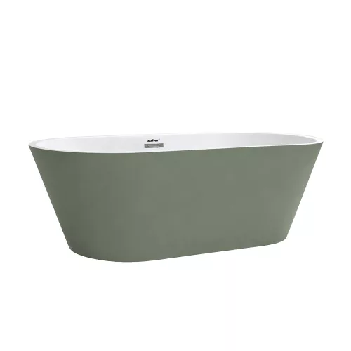 Noa szabadon álló fürdőkád olívazöld