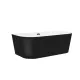 Still szabadon álló fürdőkád 170x80x58 cm fekete